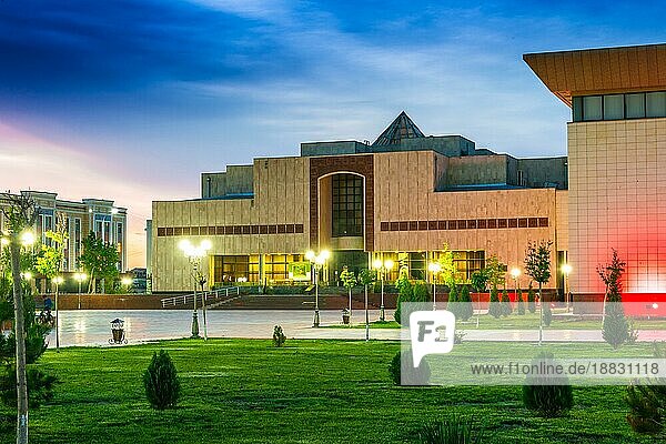 NUKUS  UZBEKISTAN 6. MAI 2019: Das Staatliche Kunstmuseum der Republik Karakalpakstan in Nukus  Usbekistan  Asien
