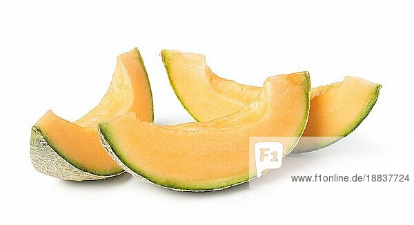 Melone auf vor weißem Hintergrund