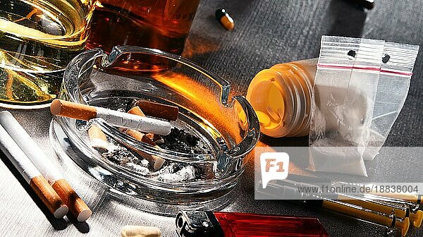Suchtmittel  einschließlich Alkohol  Zigaretten und Drogen