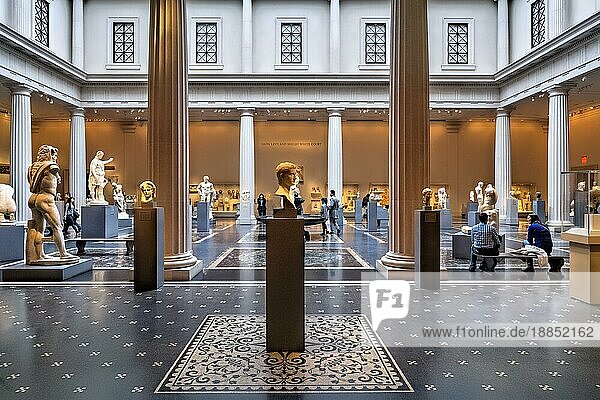 New York. Manhattan. Das Metropolitan Museum MET. Flügel für griechische und römische Kunst