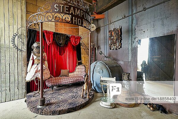 Steampunk HQ Kunstgalerie. Oamaru  Neuseeland  Ozeanien