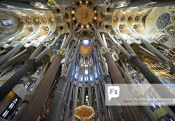 Barcelona. Katalonien. Spanien. Basílica de la Sagrada Família