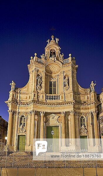 Basilika della Collegiata. Catania Sizilien Italien