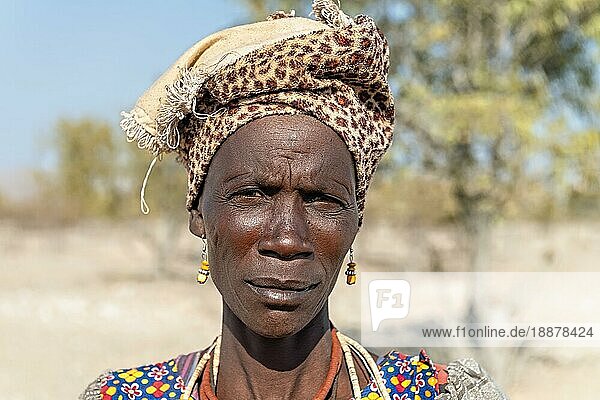 Namibia  Afrika. Lokaler Stamm  Afrika