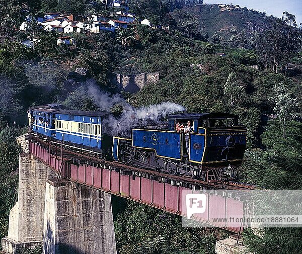 Hill Train The Nilgiri hill train to Udhagamandalam or Ooty, Tamil Nadu, India ...