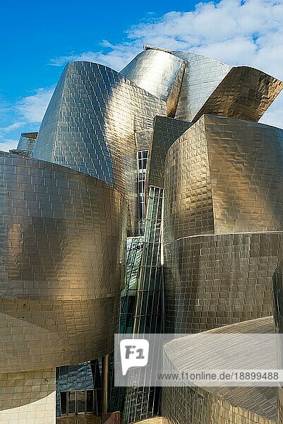 Das Guggenheim Museum ist ein fantastisches Gebäude für moderne und zeitgenössische Kunst in der Stadt Bilbao