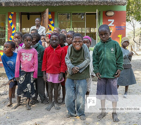 Namibia  Afrika. Rundu  Kavango. Kinder in einer Schule  Afrika