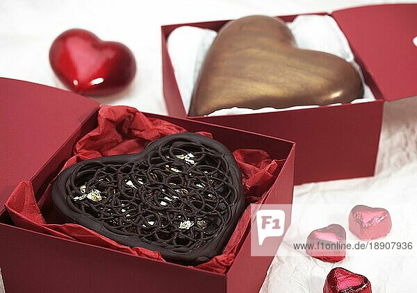 Schokoladenherz  Geschenk zum Valentinstag