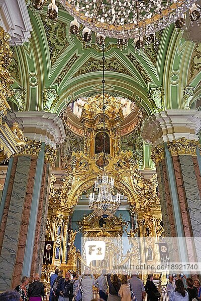 St. Petersburg Russland. Peter-und-Paul-Kathedrale in der Peter-und-Paul-Festung