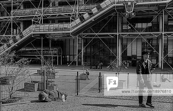 Frankreich  Paris  23.03.1990  Centre Pompidou  Europa