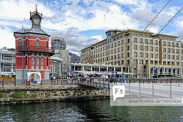 Clock Tower  Victoria and Alfred Waterfront  Cape Town  South Africa  Africa