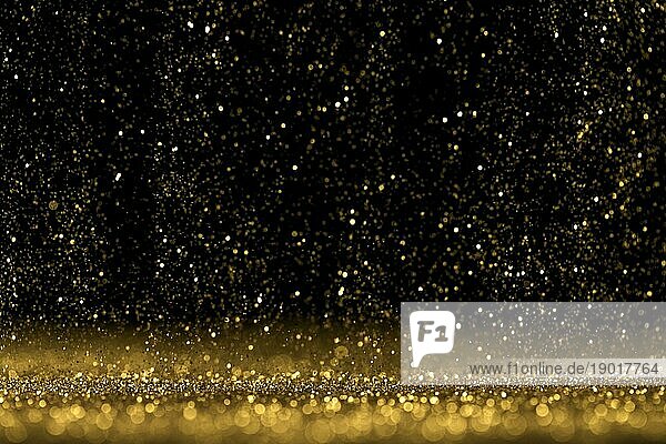 Foto Nahaufnahme von goldenem Glitter. Auflösung und hohe Qualität schönes Foto