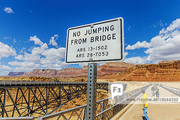 Navajo Bridge  Lees Ferry  Arizona  USA