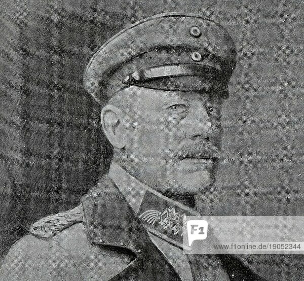 Porträt des deutschen Generals von Hutier  Deutschland  Europa