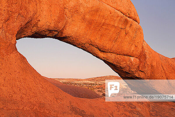 Spitzkoppe rock arch,  Damaraland,  Namibia,  Africa