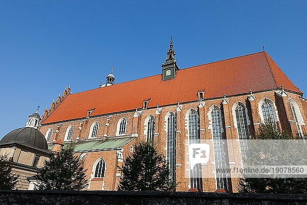 Corpus Christi Basilika in Krakau  Polen  gotische Kirche  gegründet von König Kasimir III. dem Großen im Jahr 1335  Europa