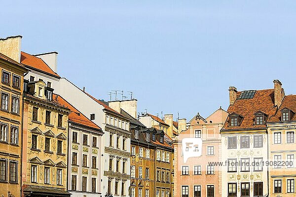 Altstadtwohnung mit historischer Architektur in Warschau  Polen  Europa