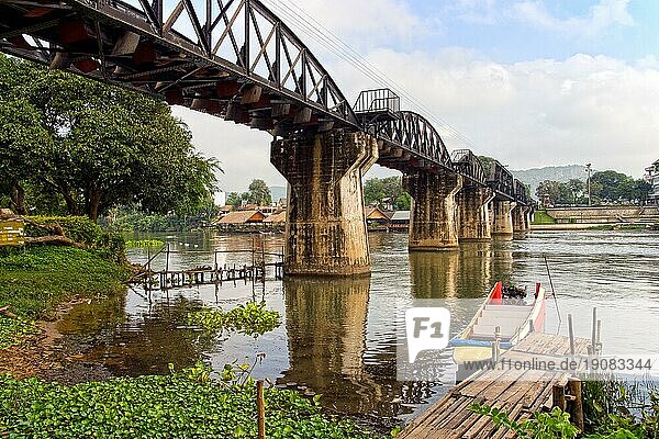 Brücke am Fluss Kwai in Thailand  Provinz Kanchanaburi