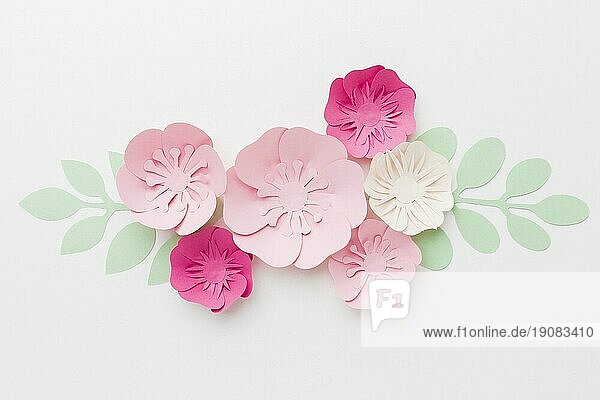 Wunderschönes florales Papierornament