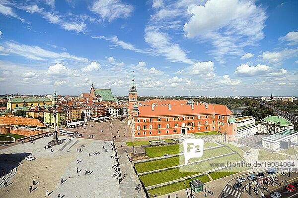 Königliches Schloss in der Altstadt (polnisch: Stare Miasto) (Starowka) von Warschau  Polen  Europa