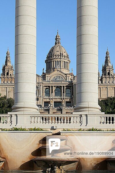 Nationales Kunstmuseum von Katalonien in Barcelona  Spanien  Europa