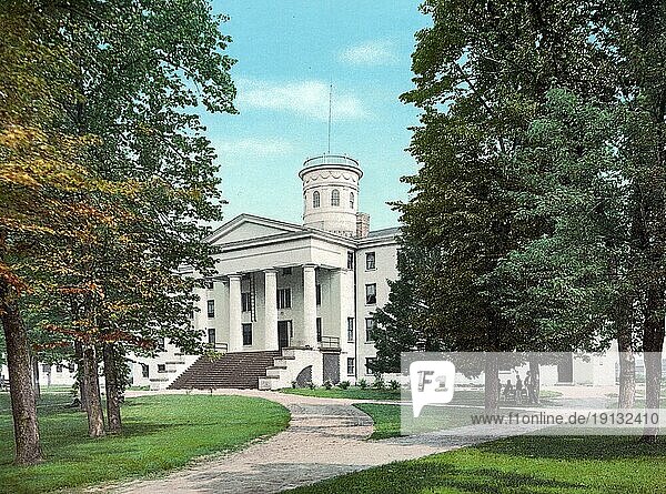 Gettysburg College is a private liberal arts college in Gettysburg  Pennsylvania  USA  Historic  digitally enhanced reproduction of a photochrome print from 1898  Gettysburg College is a private liberal arts college in Gettysburg  Historic  digitally enhanced reproduction of a photochrome print from 1898  North America