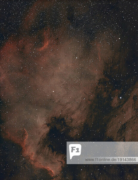 North America Nebula in constellation of Cygnus