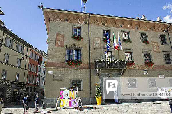 Europe  Italy  Lombardy  Sondrio  Valtellina  Town Hall  Palazzo Pretorio