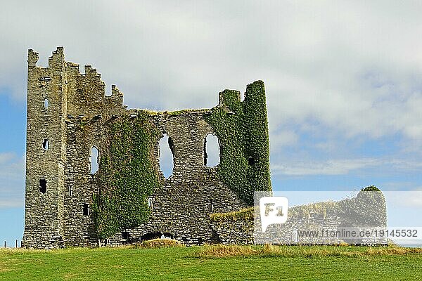 Ballycarbery Castle ist eine Burg 3 Meilen von Cahersiveen  County Kerry  Irland  Europa