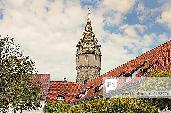 Grüner Turm  frühes 15. Jahrhundert  wurde als Gefängnis genutzt  Ravensburg  Baden-Württemberg