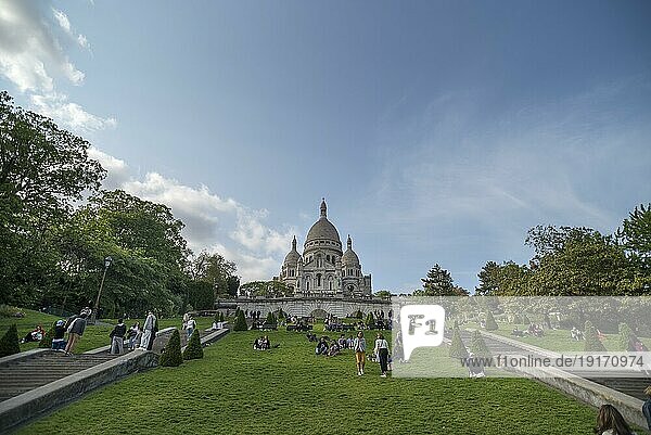 Basilika Sacré-C?ur  Montmartre  Paris  Frankreich  Europa