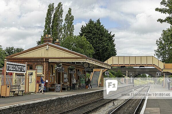 Bahnhof  Gloucestershire Warwickshire Steam Railway  Toddington  Cheltenham  England  Großbritannien  Europa