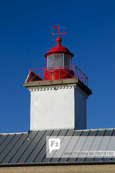 France  Manche  Cotentin. Agon-Coutainville  la pointe d'Agon. Lighthouse