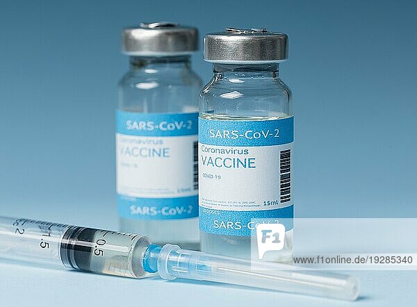 Impfstoffsortiment gegen Coronaviren im Gesundheitswesen