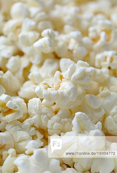 Popcorn in Nahaufnahme  geringe Schärfentiefe