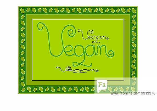 Label  Marke  Design = Vegan