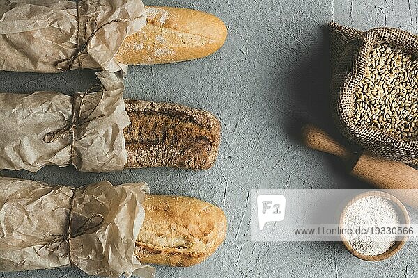 Zusammengesetzte Brote Brotkörner