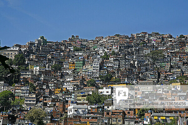 Rocinha favela  Rio de Janeiro  Brazil.
