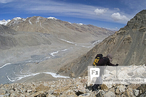 Everest Climber in Tibet