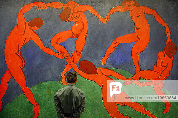 The La Dance painting by Henri Matisse at the State Hermitage Museum  St. Petersburg  Russia.