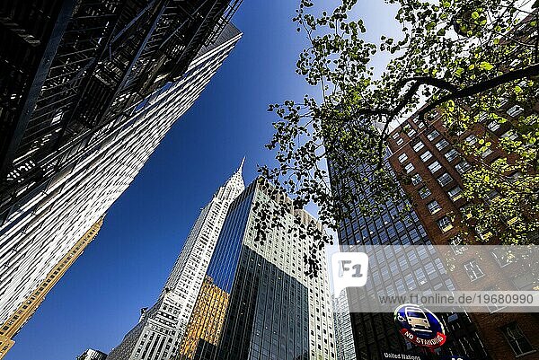 Chrysler building  Wolkenkratzer  Hochhaus  historisch  Geschichte  Architektur  Manhattan  New York City  USA  Nordamerika
