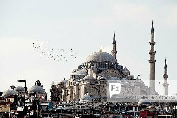 Moschee aus osmanischer Zeit und im osmanischen Stil in Istanbul gebaut