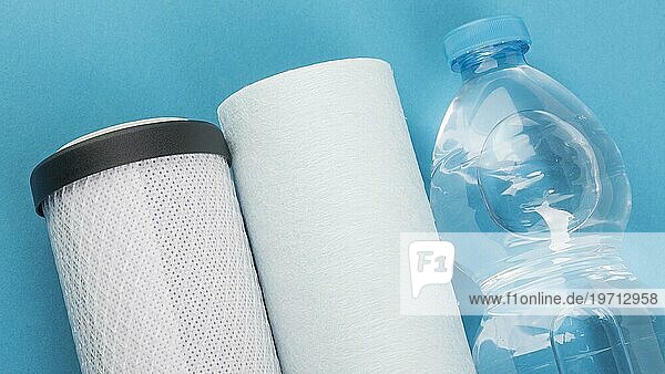 Wasserfilter Plastikflasche Wasser