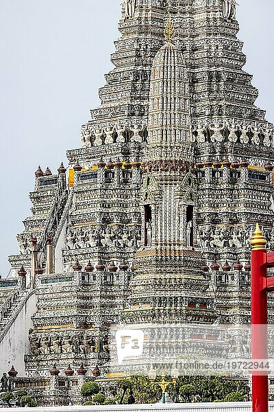 Tempel  Sehenswürdigkeit  Attraktion  Tourist  Glaube  Kultur  Wat Arun  Bangkok  Thailand  Asien