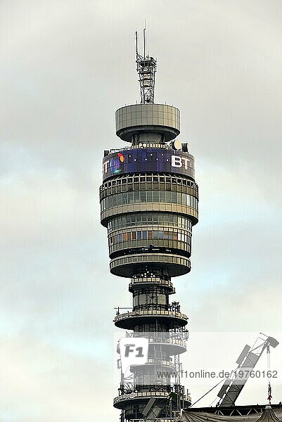 BT Tower  Fernsehturm  London  London  Region London  England  Großbritannien  Europa