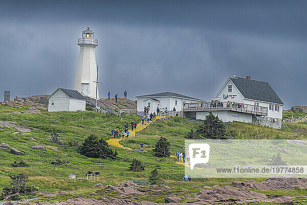 Cape Spear Lighthouse National Historic Site  Newfoundland  Canada  North America