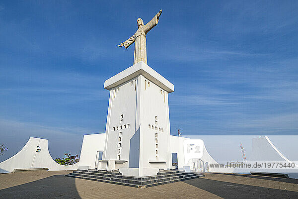 Christ the King Statue  overlooking Lubango  Angola  Africa