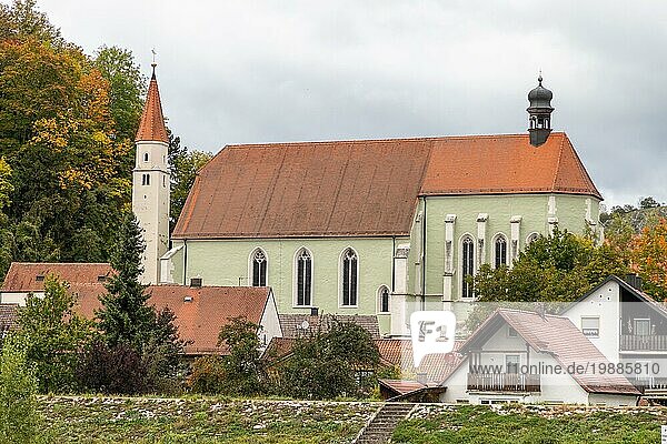 Abtei Weltenburg  Kloster bei Kelheim  Bayern  Deutschland am Donaudurchbruch