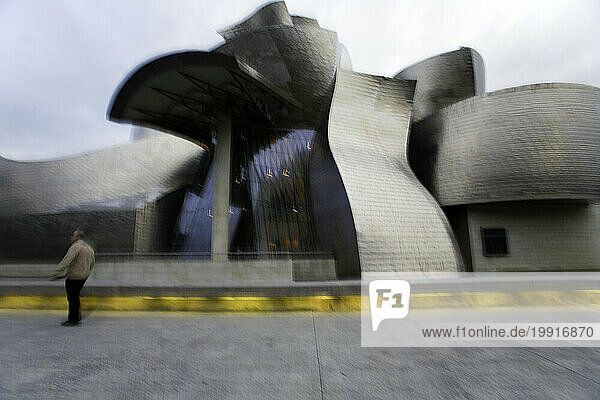 The Guggenheim Museum in Bilbao  Spain.