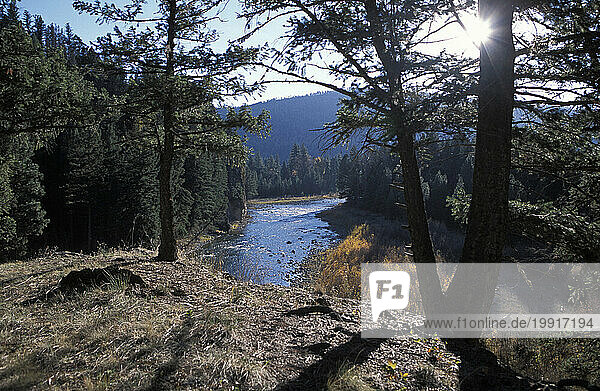 Blackfoot River valley in Montana.